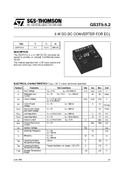 Datasheet GS3T5-52 manufacturer STMicroelectronics